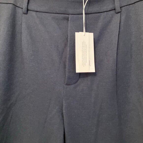 New VINCE wool blend dark green pants elastic waist - Picture 7 of 9